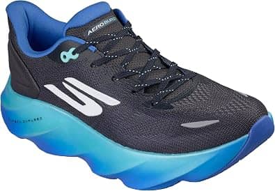 Skechers Aero Burst Sneaker Blue 13 New