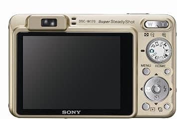 Sony DSCW170 Digital Cameras Gold New Body Only