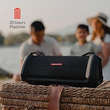 Aiwa Exos-3 Portable Bluetooth Speakers Black New