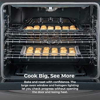 Kenmore 5.6 cu. ft. Front Control Gas Range Oven with 5 Cooktop Burners Gas Ranges New
