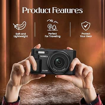 Yashica City 200 Digital Cameras Black New Body Only