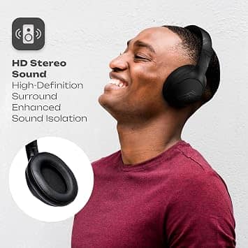 PowerLocus P3 New Headphones & Earbuds Black