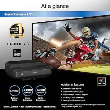 Epson HC LS100 Projectors New