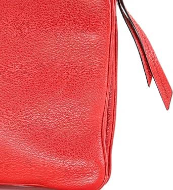 Prada Double Crossbody Women's bags Small Red Vitello New