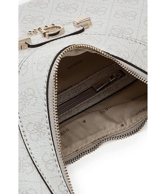 Guess Lindsey Women's bags Ivory Faux Leather Hobo New