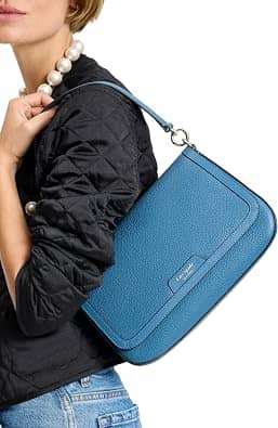 Kate Spade Hudson Shoulder Bag Women's bags Unspecified Blazer Blue Pebbled Leather New
