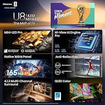 Hisense U8QG TVs
