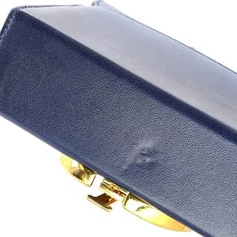 Dior 30 Montaigne Box Shoulder Bag Women's bags Navy Blue Unspecified Gold New
