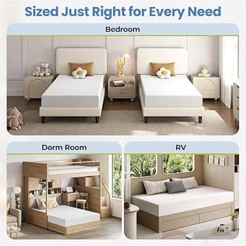 Yaheetech Memory Foam Mattress Mattresses New Full 8"