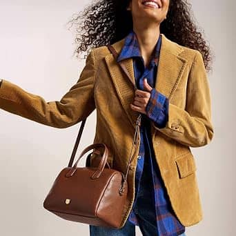 Fossil Lainey Top Handle Women's bags Brown New