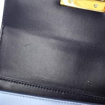 Dior 30 Montaigne Box Shoulder Bag Women's bags Navy Blue Unspecified Gold New