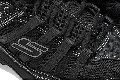 Skechers Afterburn Legacy Sneaker Black 10.5 New