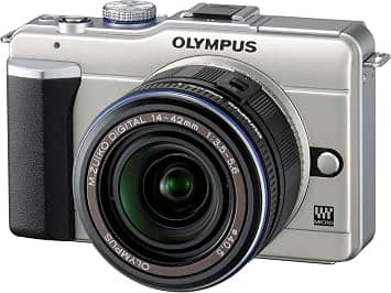 OM SYSTEM PEN E-PL1 Digital Cameras Silver New w/ 14-42mm Kit