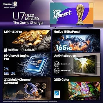 Hisense U75QG TVs