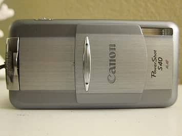 Canon PowerShot S40 Digital Cameras Gray Used - Very Good Body Only