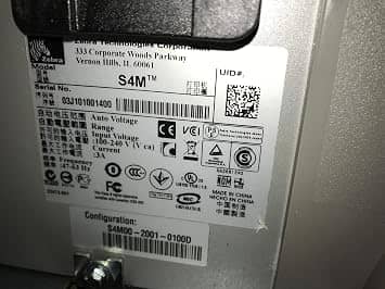 Zebra S4M00 200 0100D Printers Refurbished - Excellent