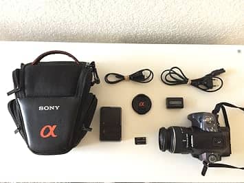 Sony Alpha 380L Digital Cameras Black New w/ 18-55mm Kit