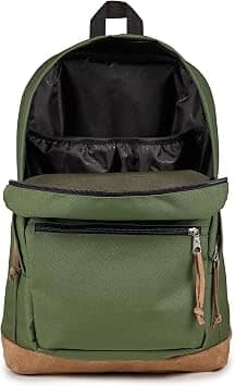 JanSport Right Pack Backpack Women's bags Black Suede Leather New