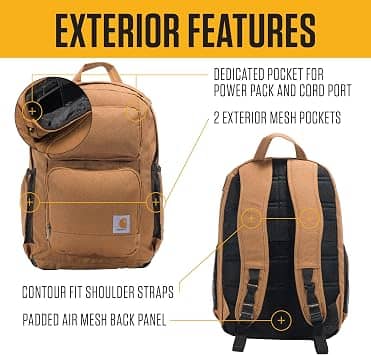 Carhartt Dual-Compartment Backpack Women's bags Brown New