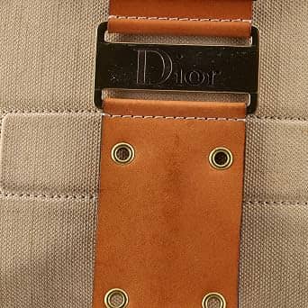Dior Diorissimo Shoulder Bag Women's bags Medium Brown Leather Gold New