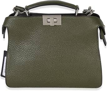 Fendi Peekaboo Top Handle Women's bags Mini Brown Leather New