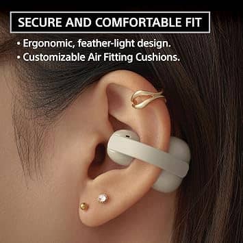 Sony LinkBuds Clip Headphones & Earbuds Black New