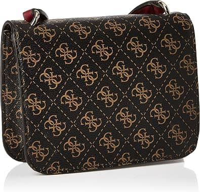 Guess Noelle Crossbody Women's bags Unspecified Black Saffiano Faux Leather New