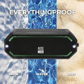 Altec Lansing HydraJolt Portable Bluetooth Speakers Black New