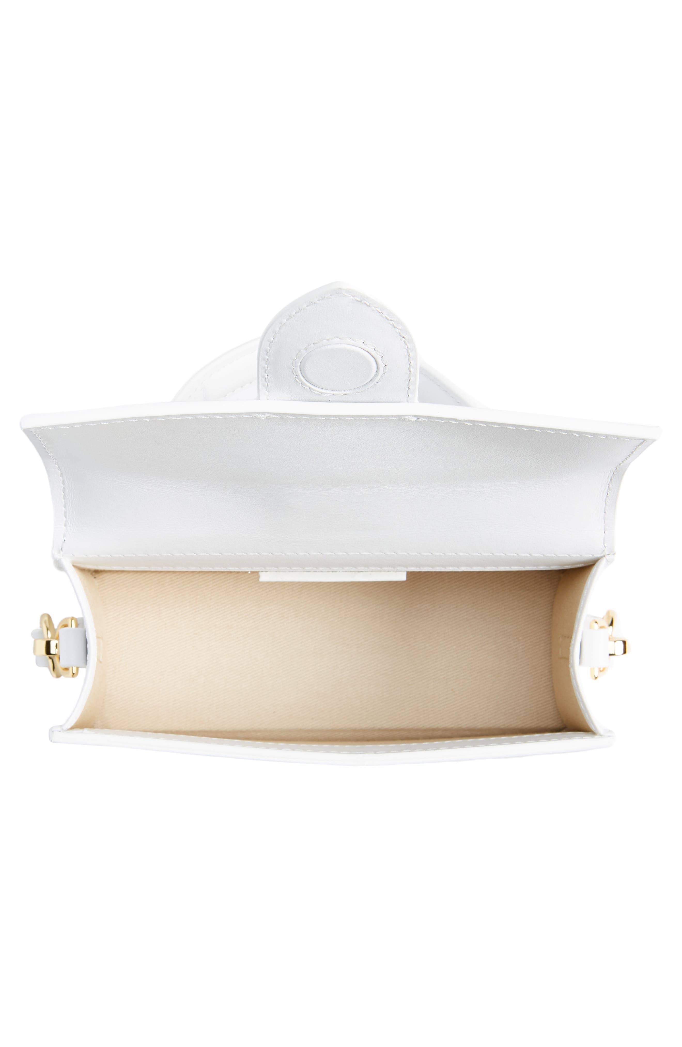 Jacquemus Le Bambino Top Handle Women's bags Standard White Smooth Leather New
