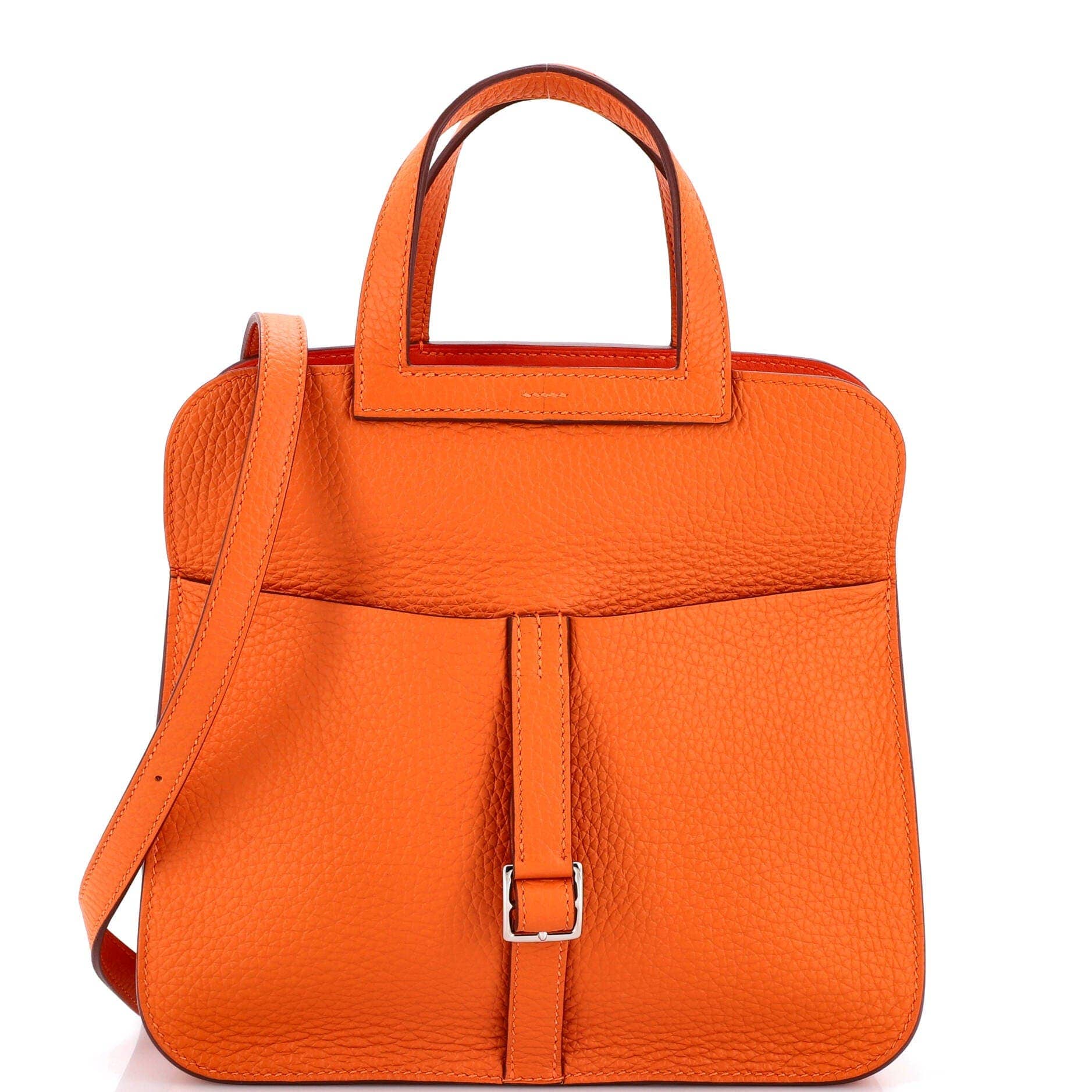 Hermès Halzan Women's bags 25 Orange Clemence Unspecified New