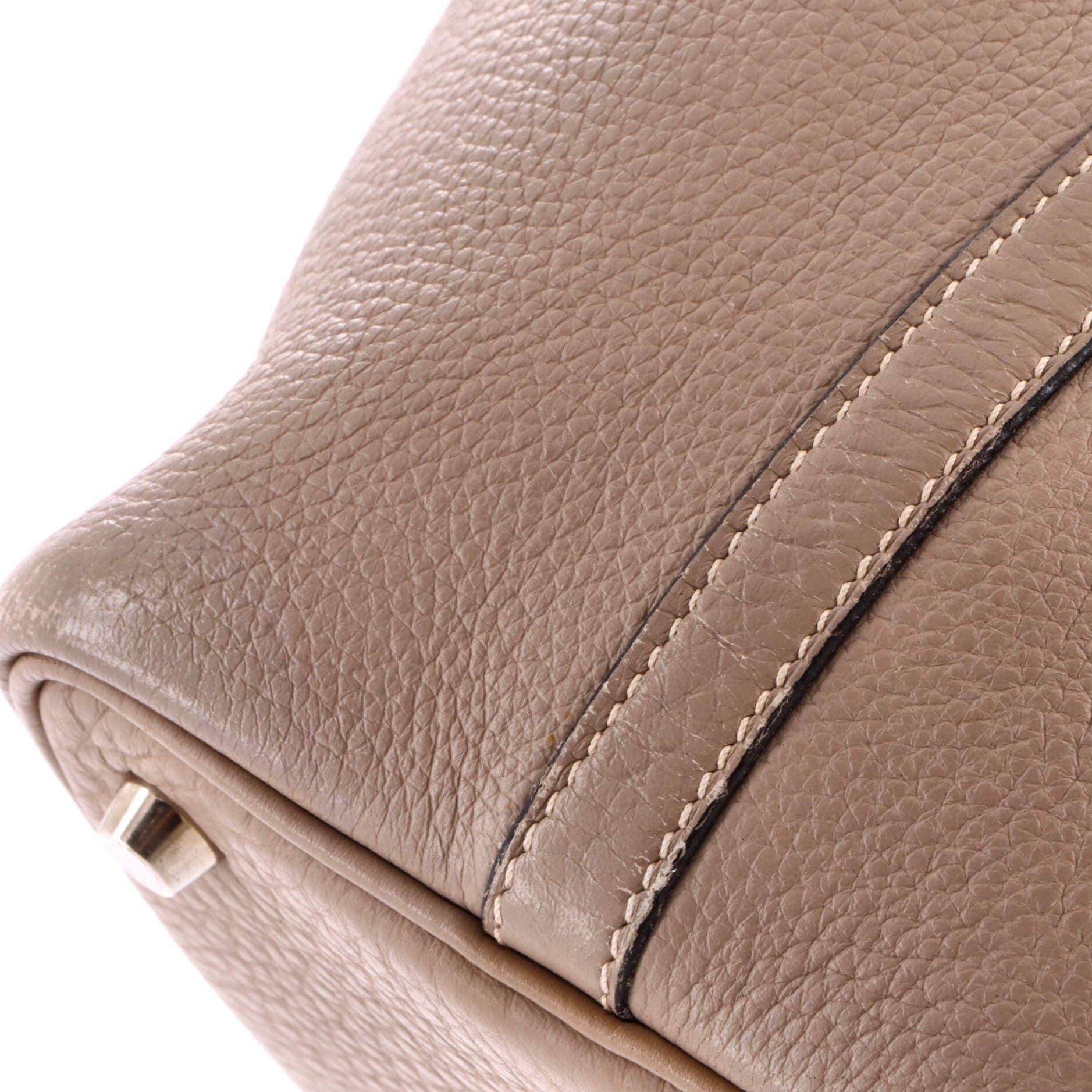 Hermès Picotin Bucket Bag Women's bags MM Bleu Nuit Felt Palladium New