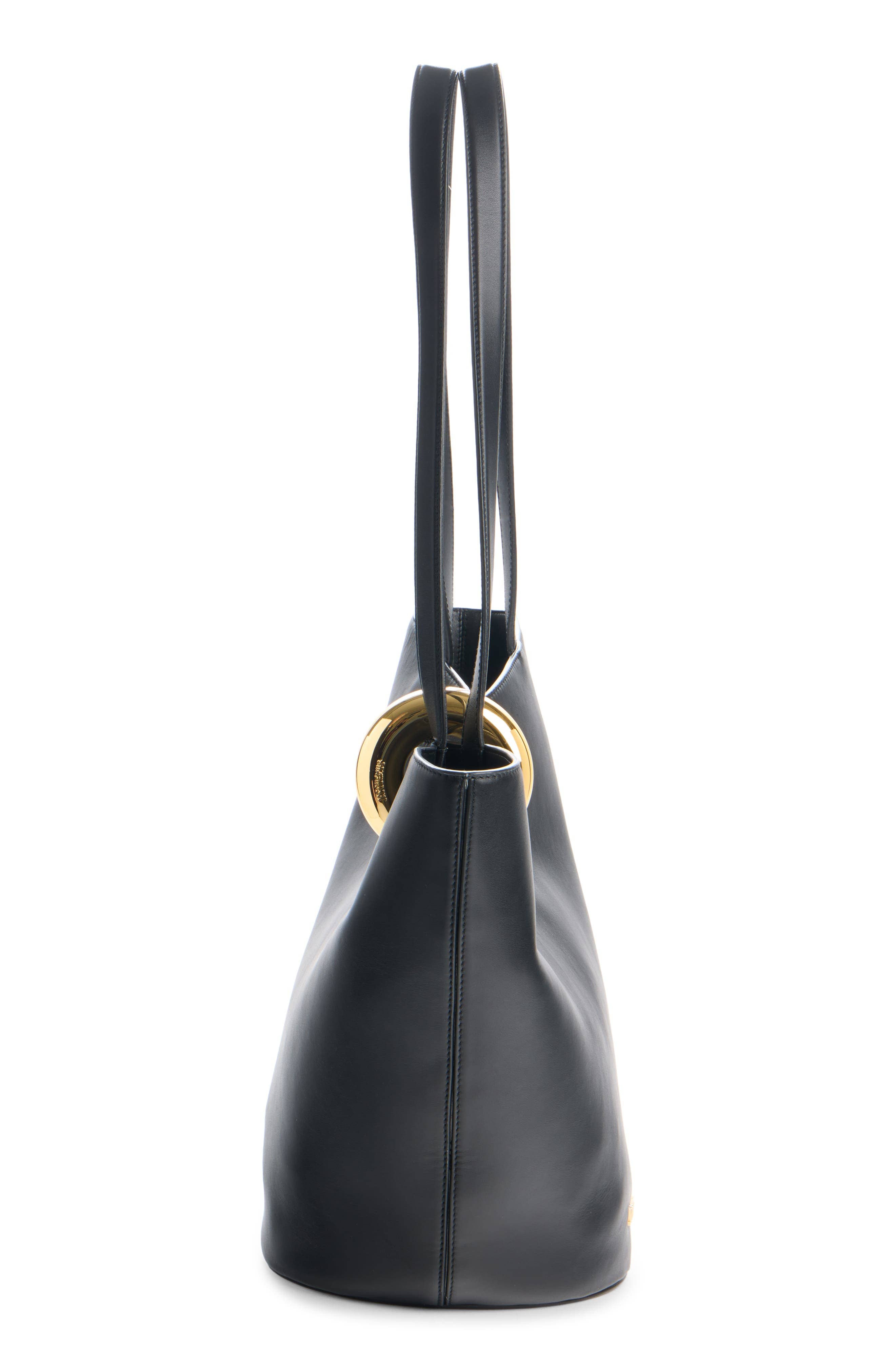 Jacquemus Le Bambola Bucket Bag Women's bags Medium Light Brown Suede New