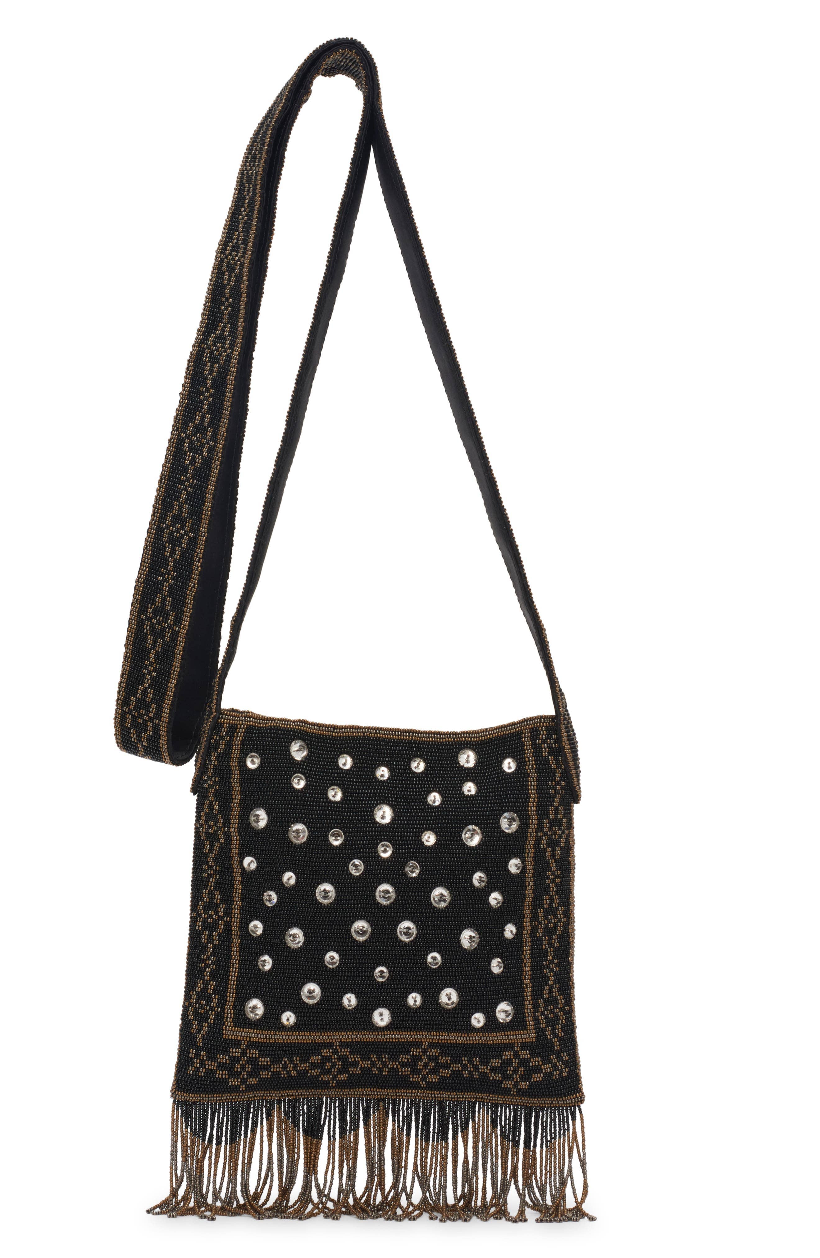 Valentino Garavani Nellcôte Crossbody Women's bags Unspecified Embroidered / Mirror-Mosaic Suede New