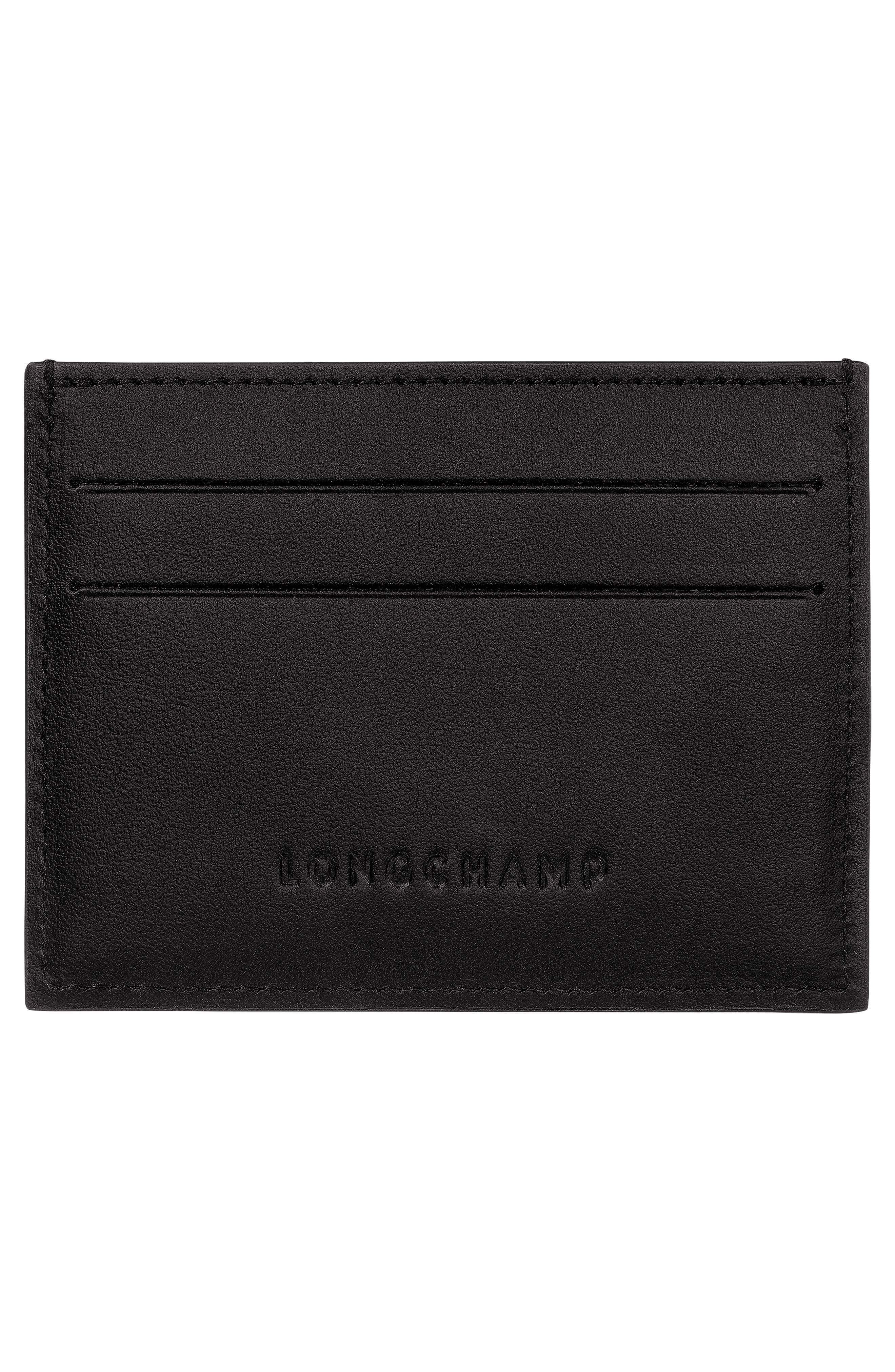 Longchamp Le Roseau Pouch Women's bags Unspecified Black Leather New