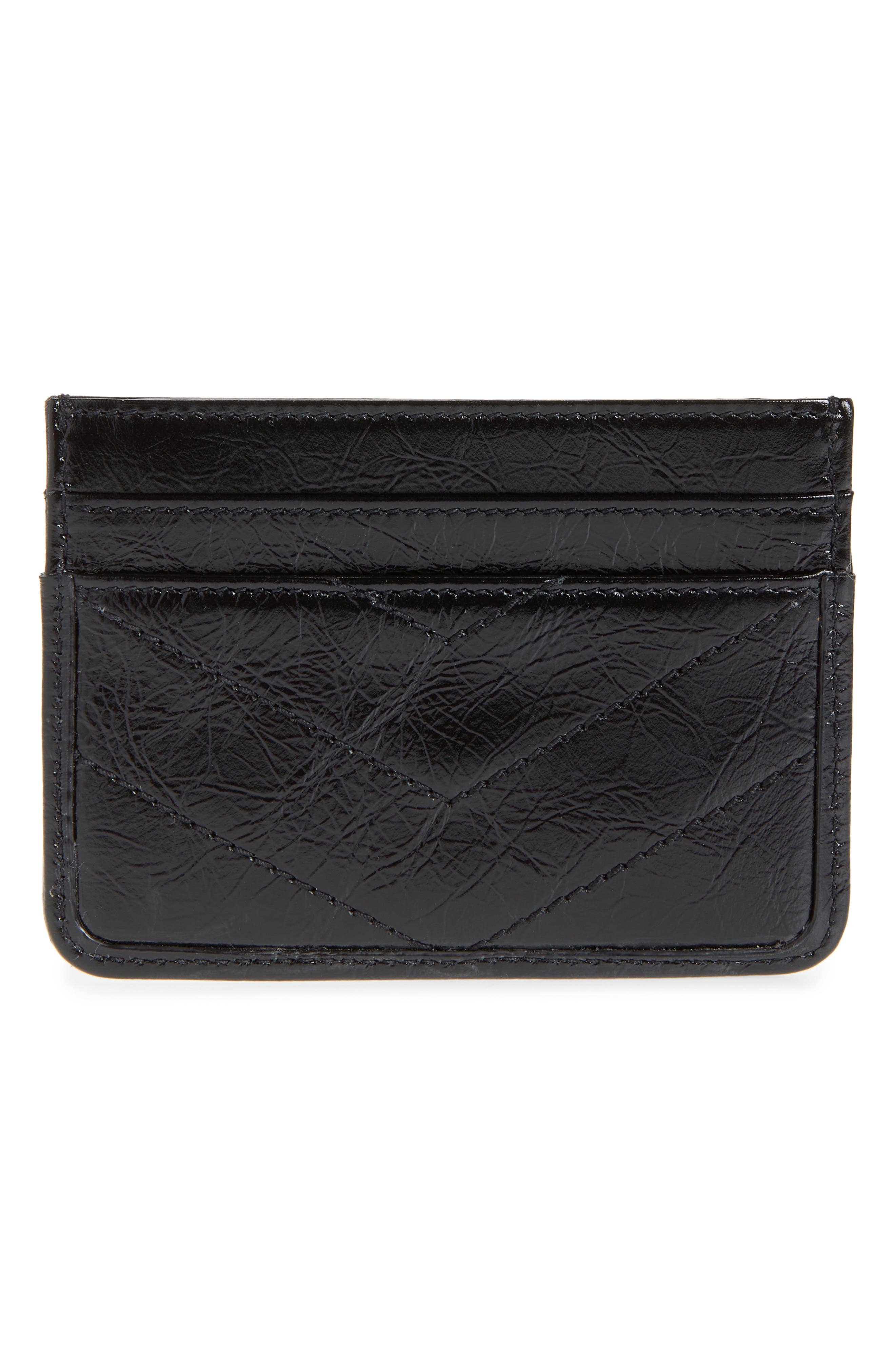 Saint Laurent Niki Pouch Women's bags Unspecified Black Calfskin Silver New
