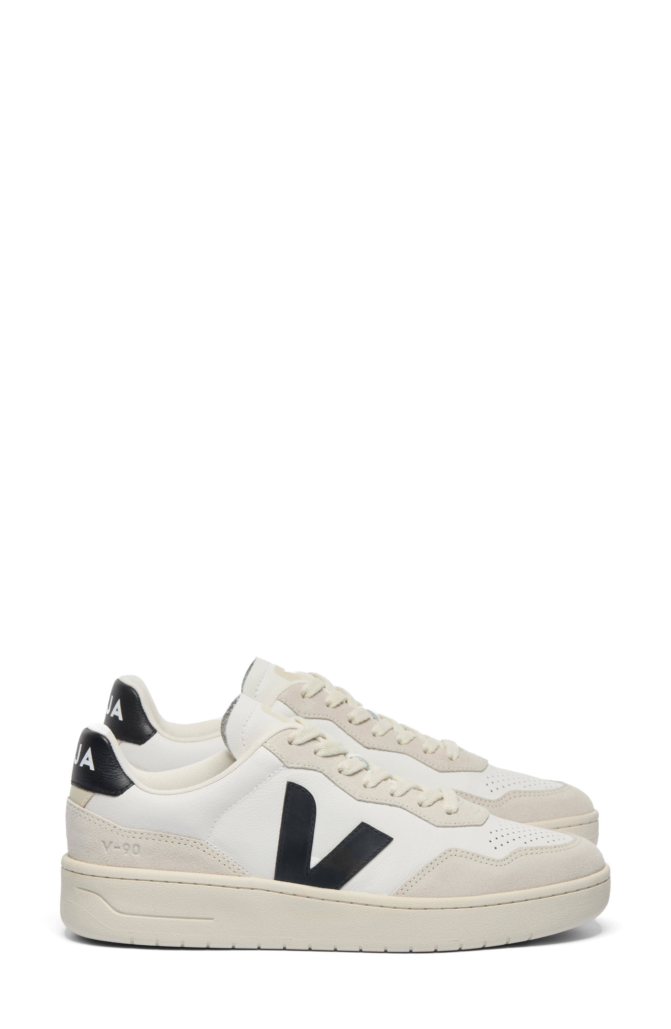 Veja V-90 Leather Sneaker Mix Full Size Run New