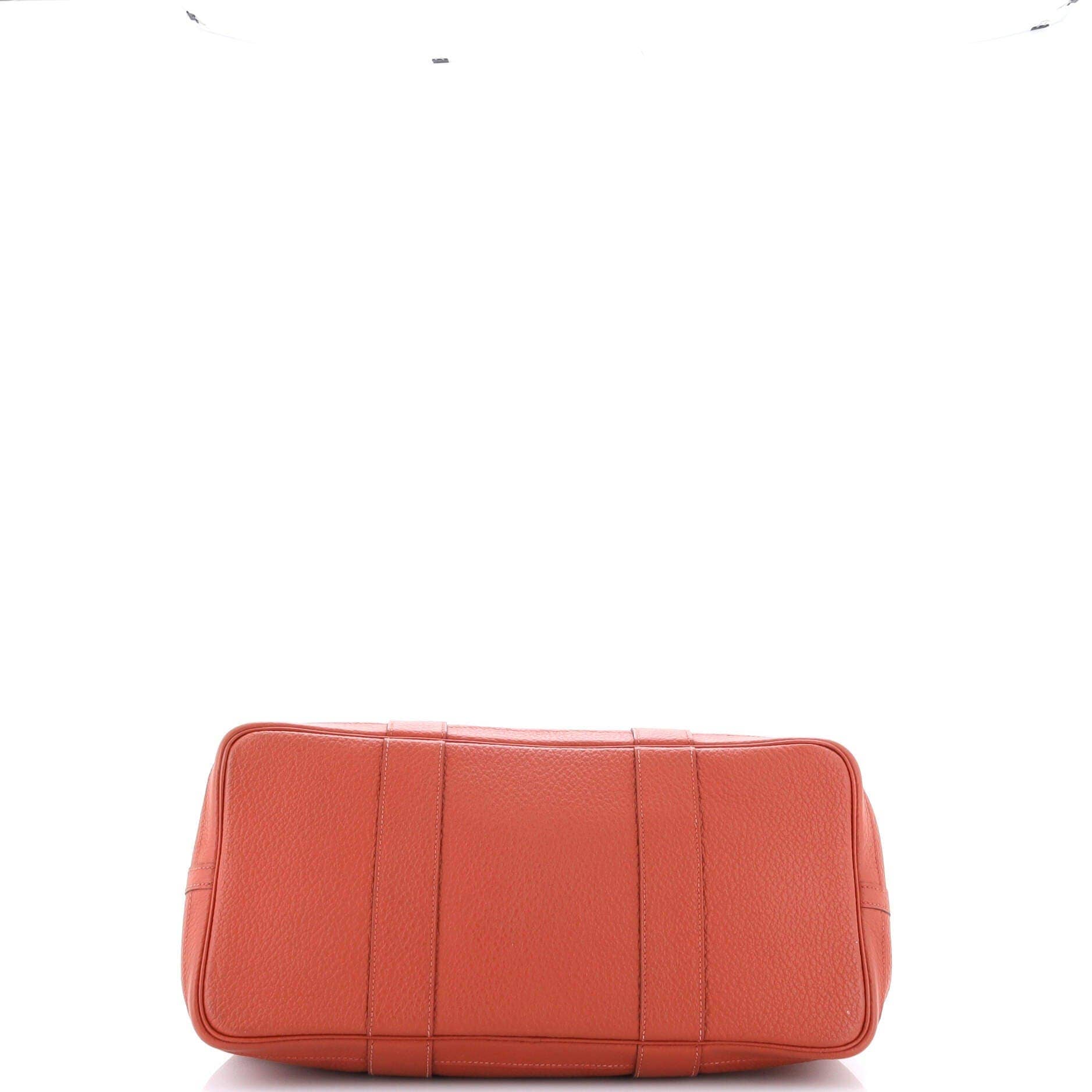 Hermès Garden Party Women's bags 36 Unspecified Toile & Leather Palladium New