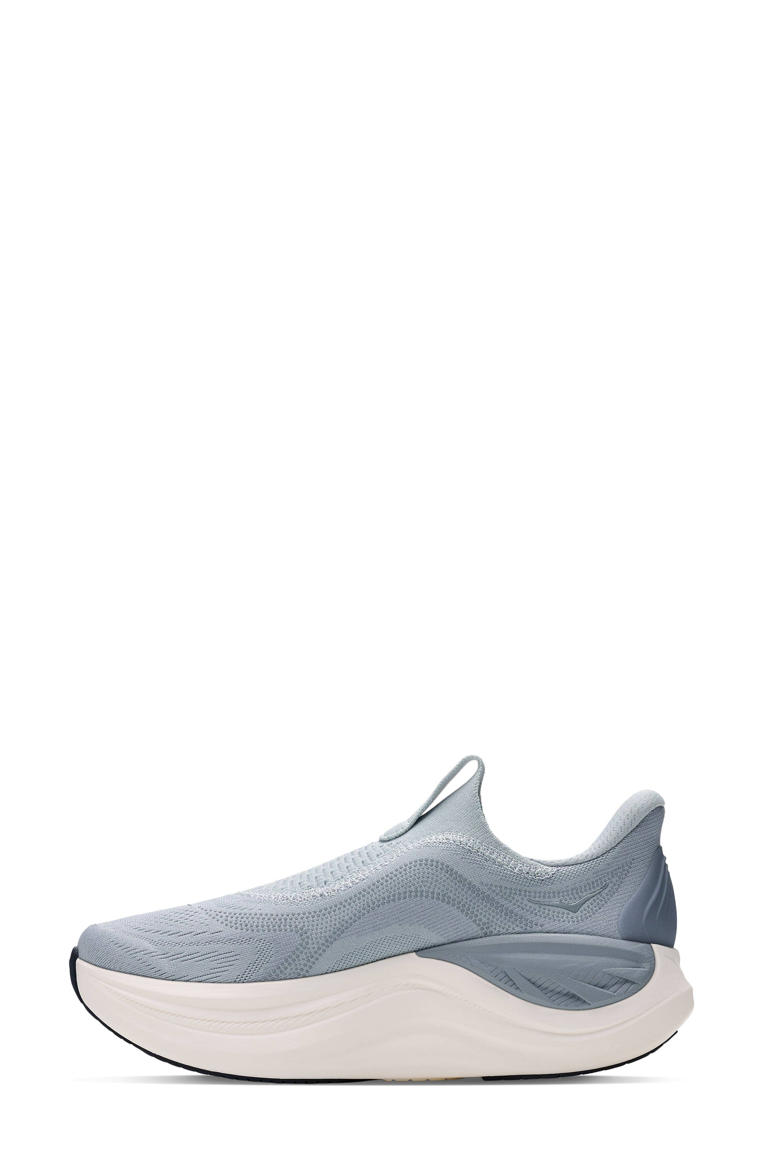Hoka Skyward Laceless Recovery Sneaker Black Full Size Run New
