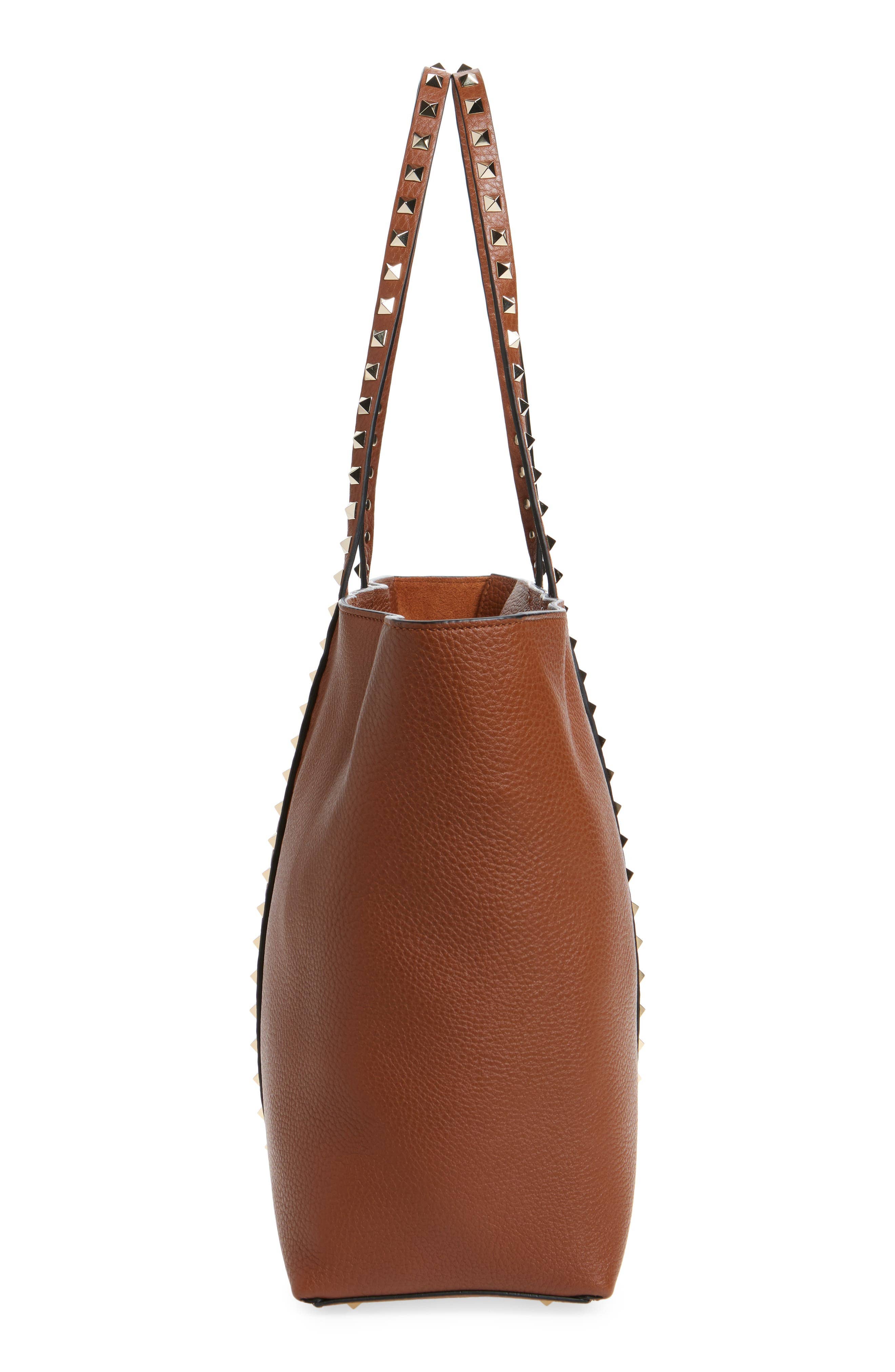 Valentino Garavani Rockstud Tote Women's bags Medium Red Patent New