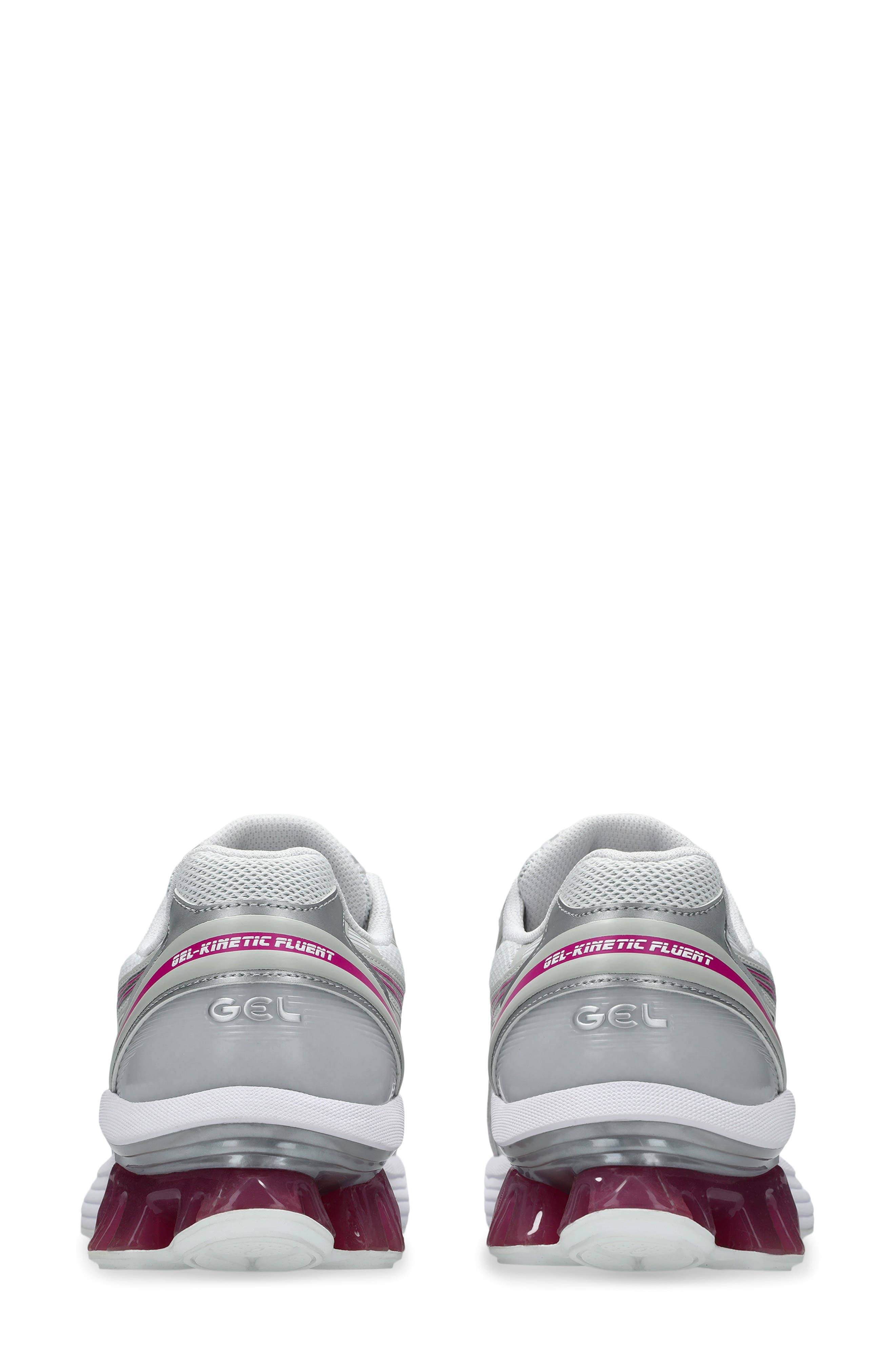 Asics Gel-Kinetic Fluent Sneaker Silver 7.5 New