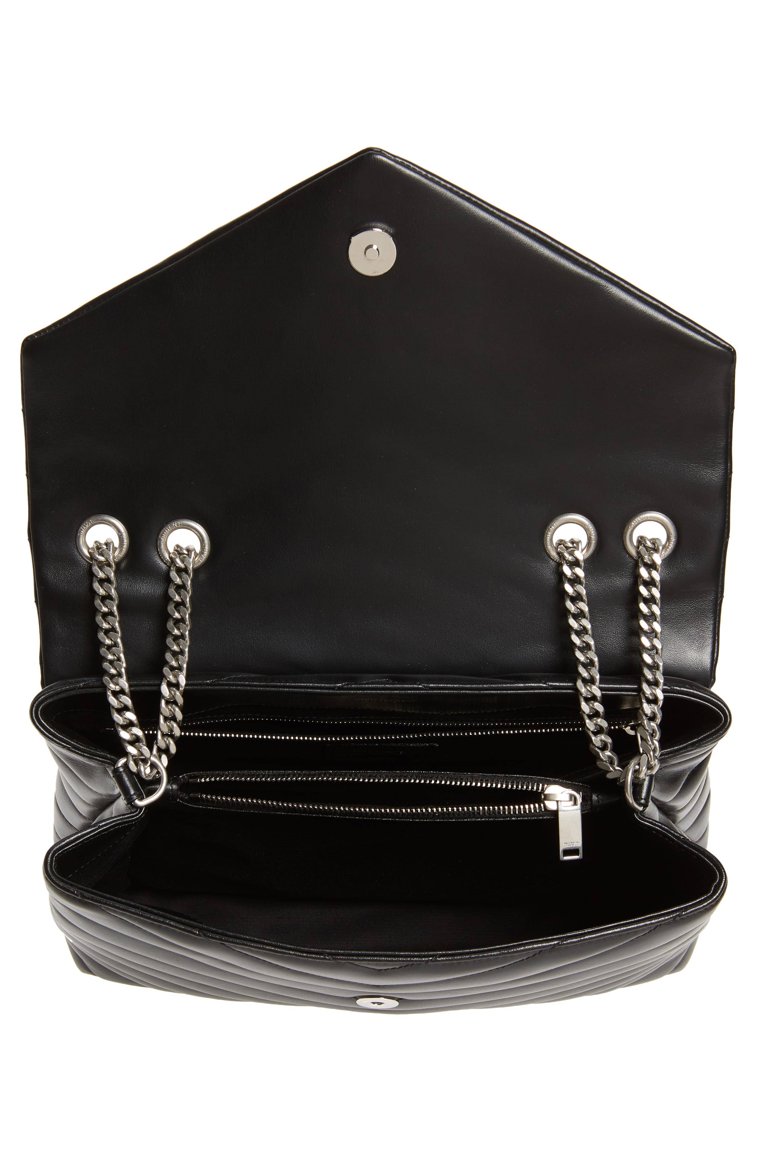 Saint Laurent Loulou Shoulder Bag Women's bags Micro Black Lambskin Unspecified New