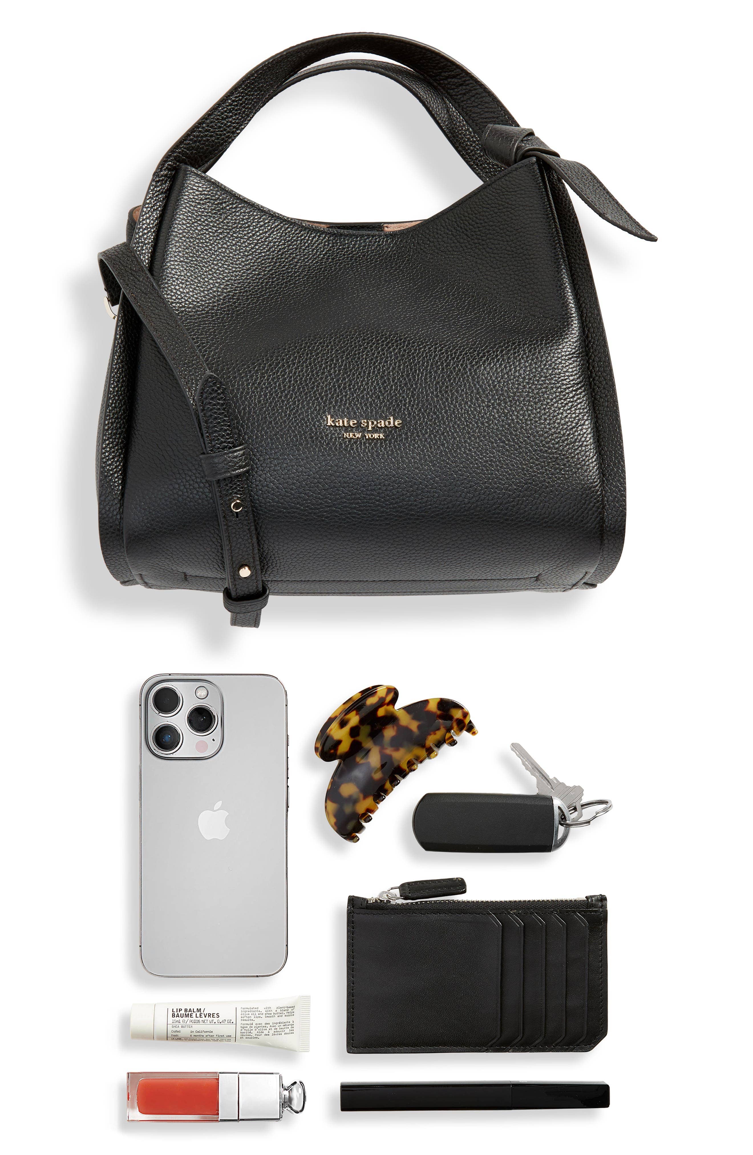 Kate Spade Knott Shoulder Bag Women's bags Medium Black New