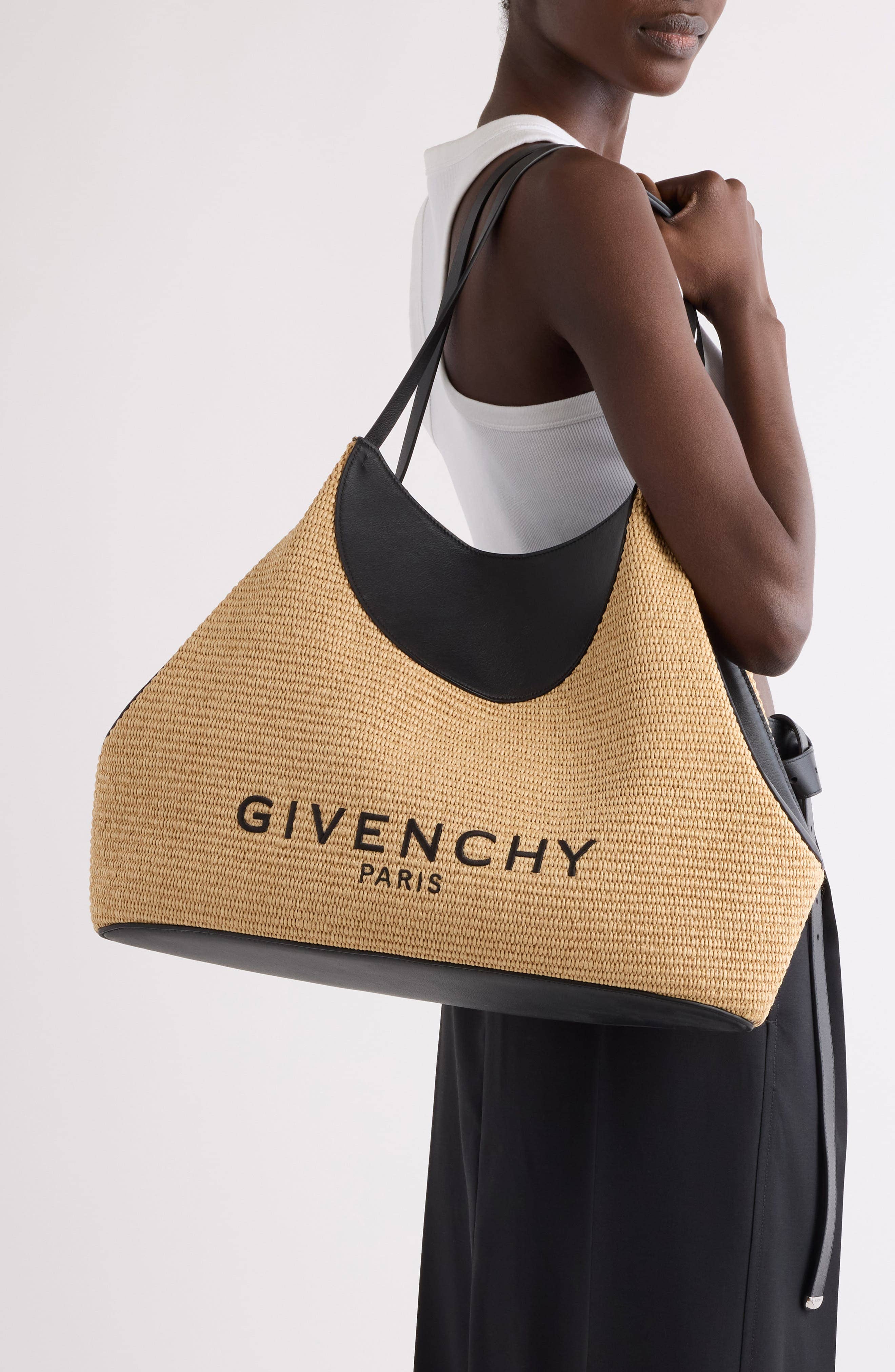 Givenchy Facet Tote Women's bags Medium Black Leather New