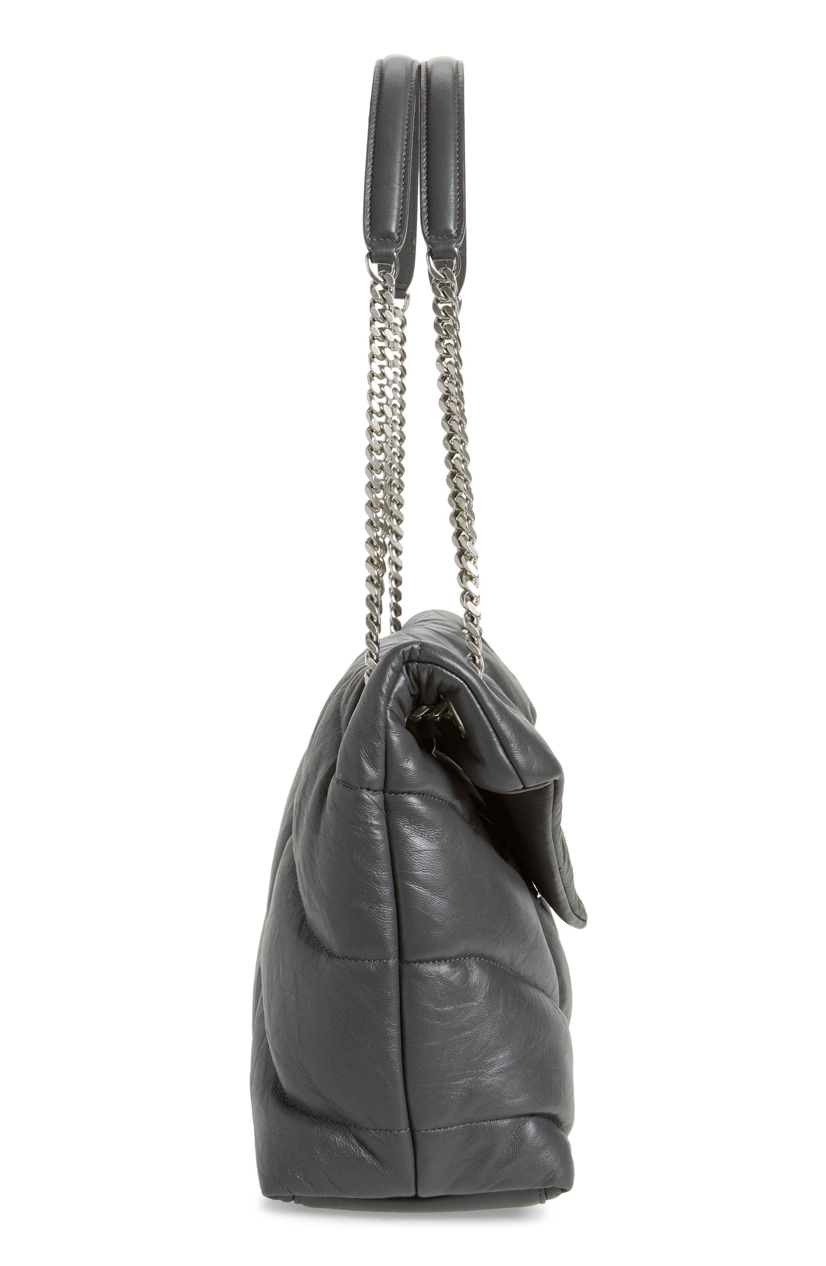 Saint Laurent Loulou Puffer Crossbody Women's bags Small Black Quilted New