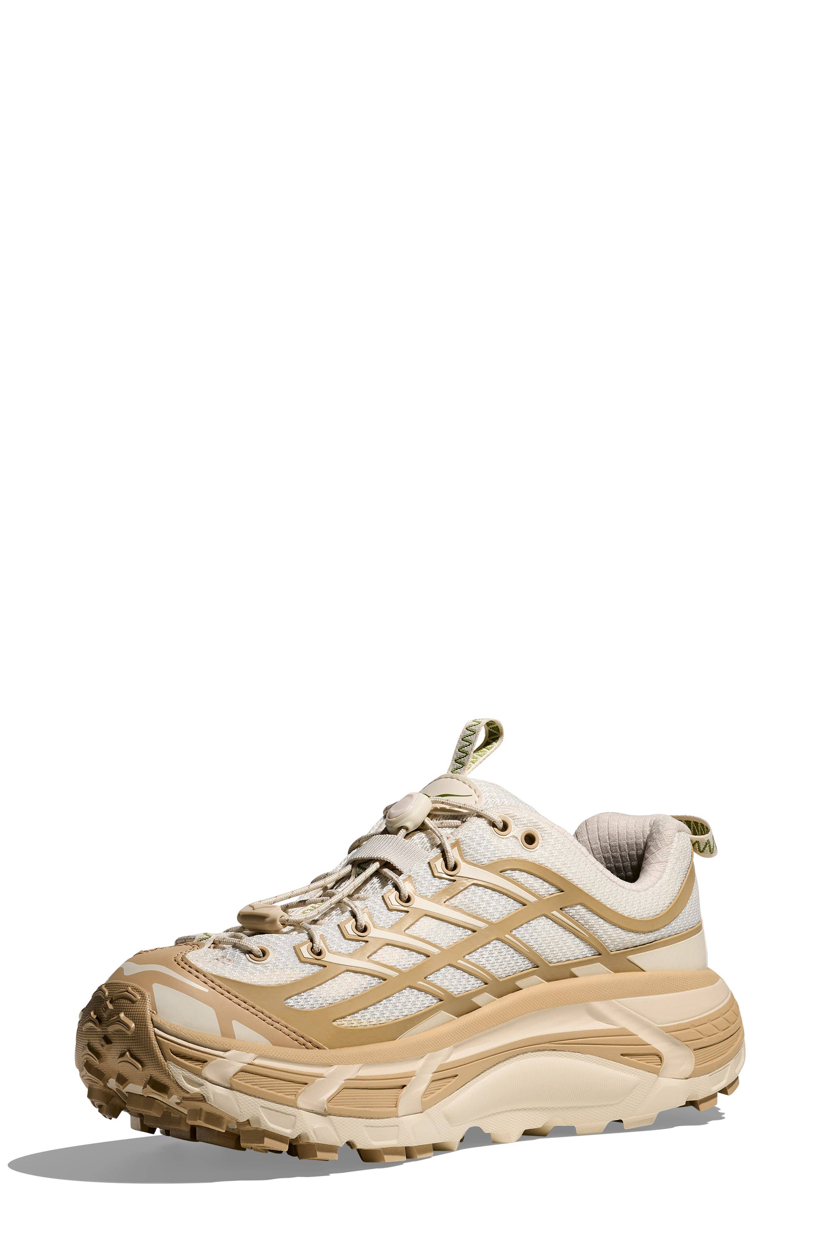 Hoka Mafate Three2 Wordmark Sneaker White 10.5 New