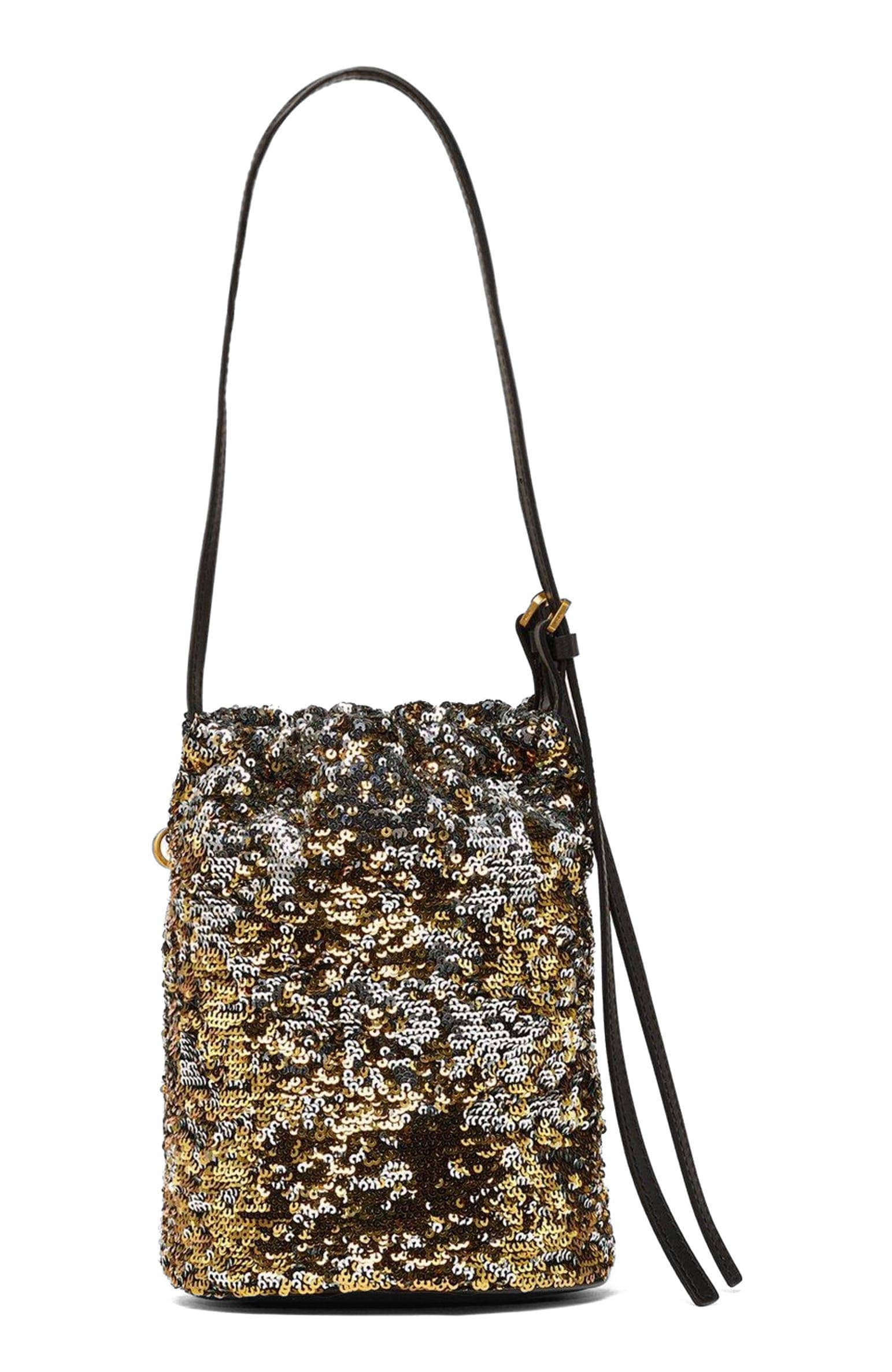 MCM Himmel Women's bags Oatmeal Lauretos Crossbody Small New