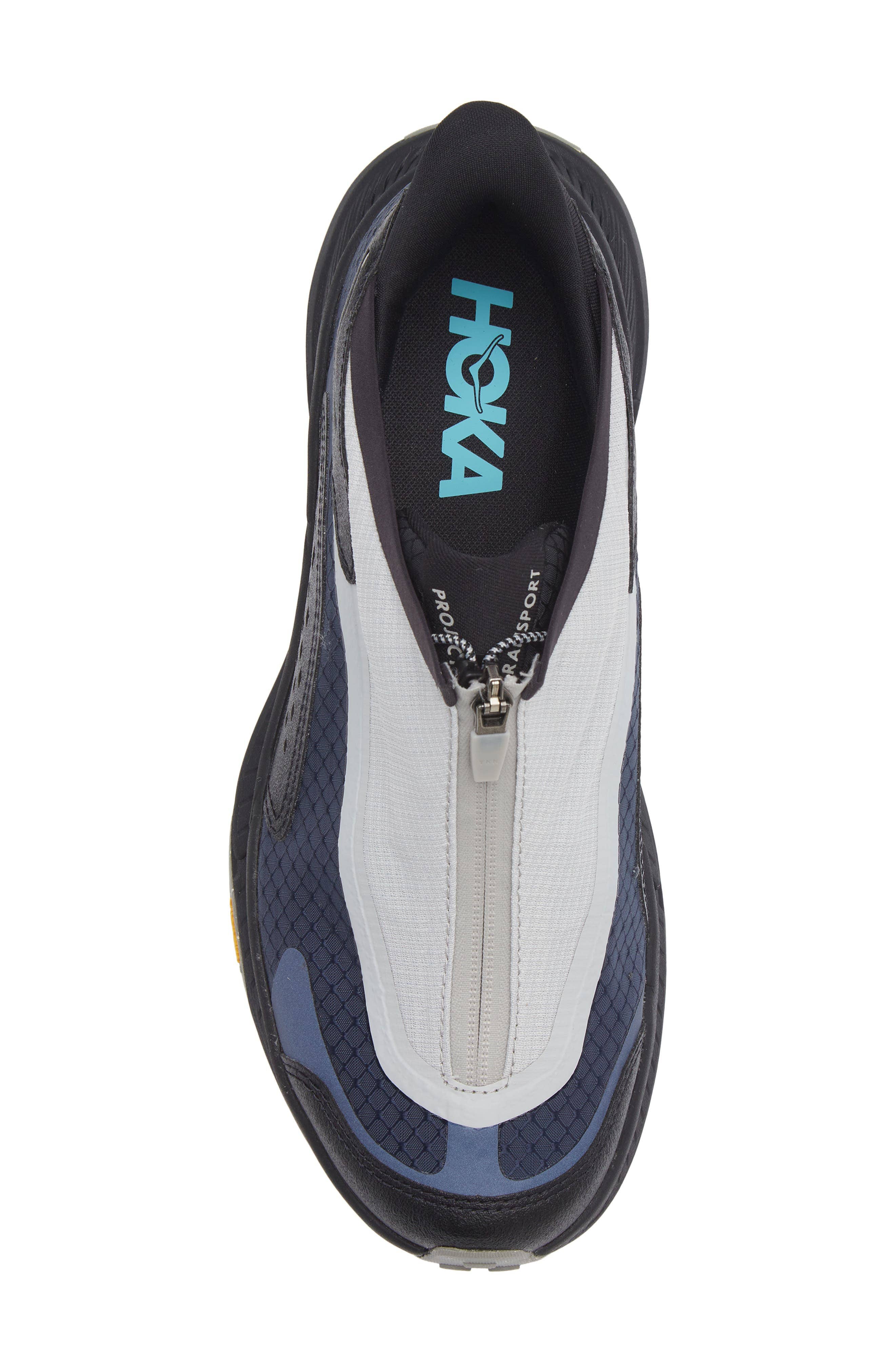 Hoka Project Transport Zip Sneaker Black Full Size Run New