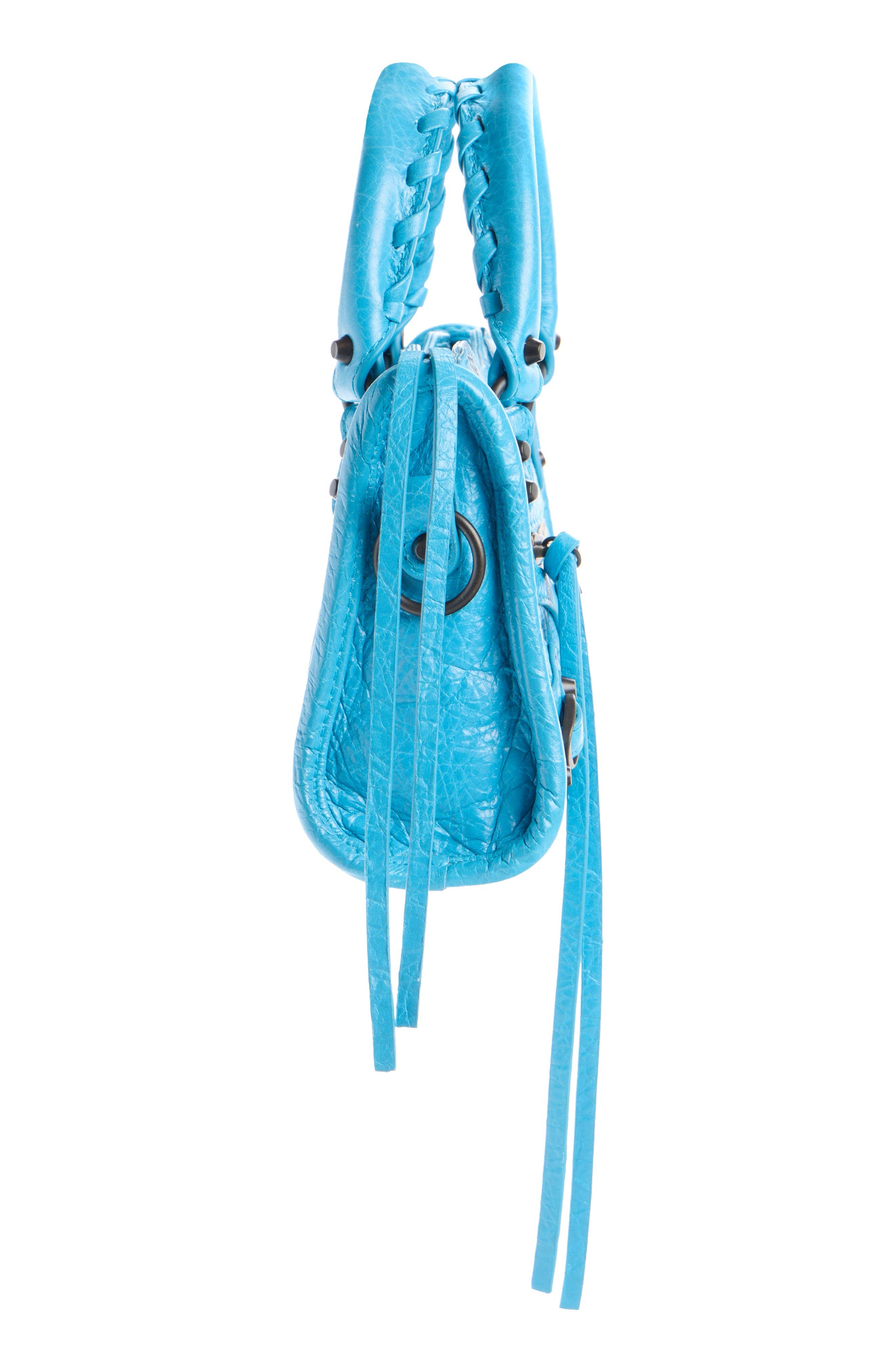 Balenciaga Le City Crossbody Women's bags Nano Blue Leather Unspecified New