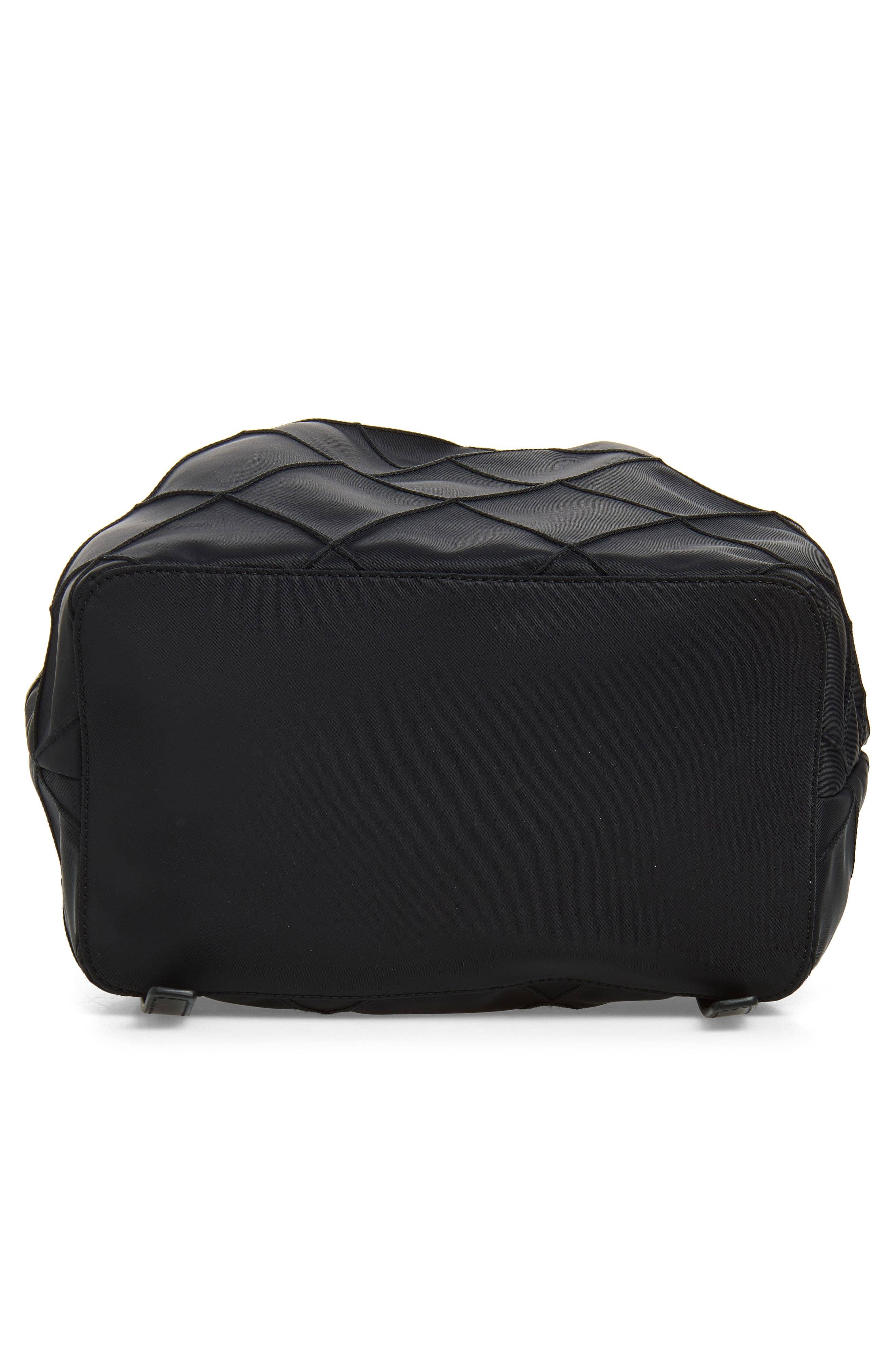 Tory Burch Fleming Backpack Women's bags Small Black Nylon New