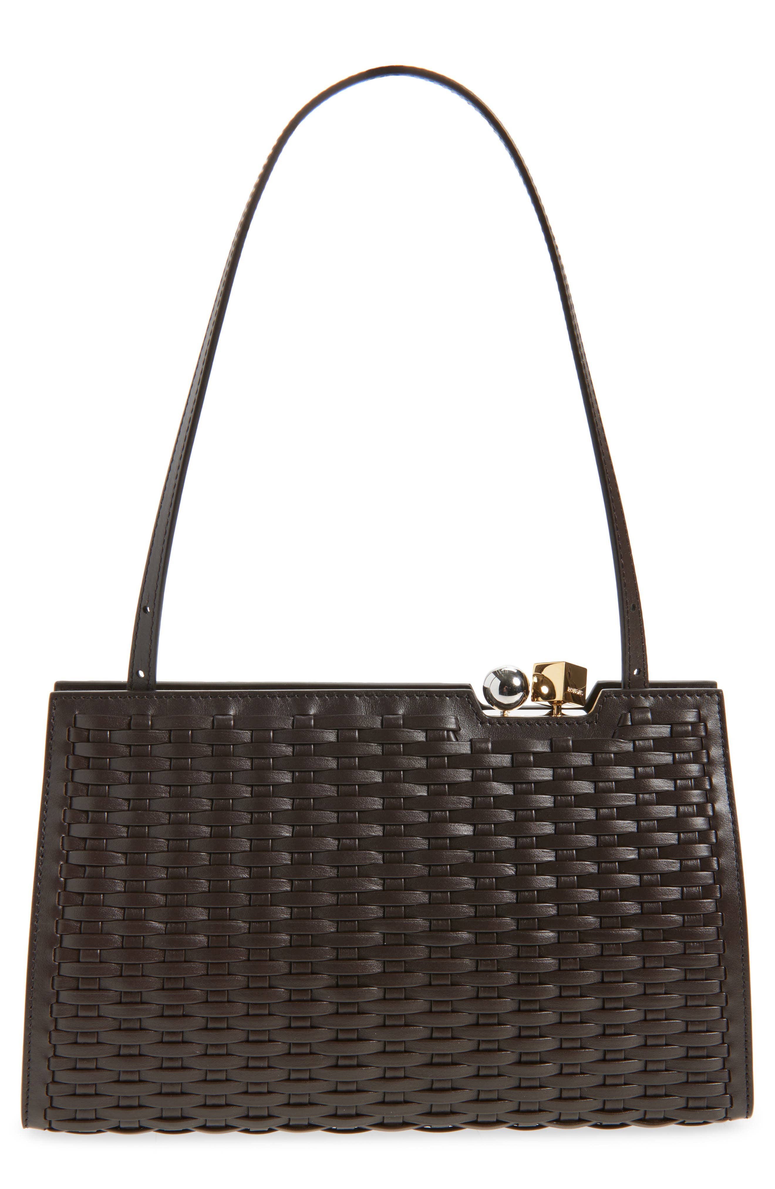 Jacquemus Le Salon Shoulder Bag Women's bags Unspecified Brown Woven Leather New